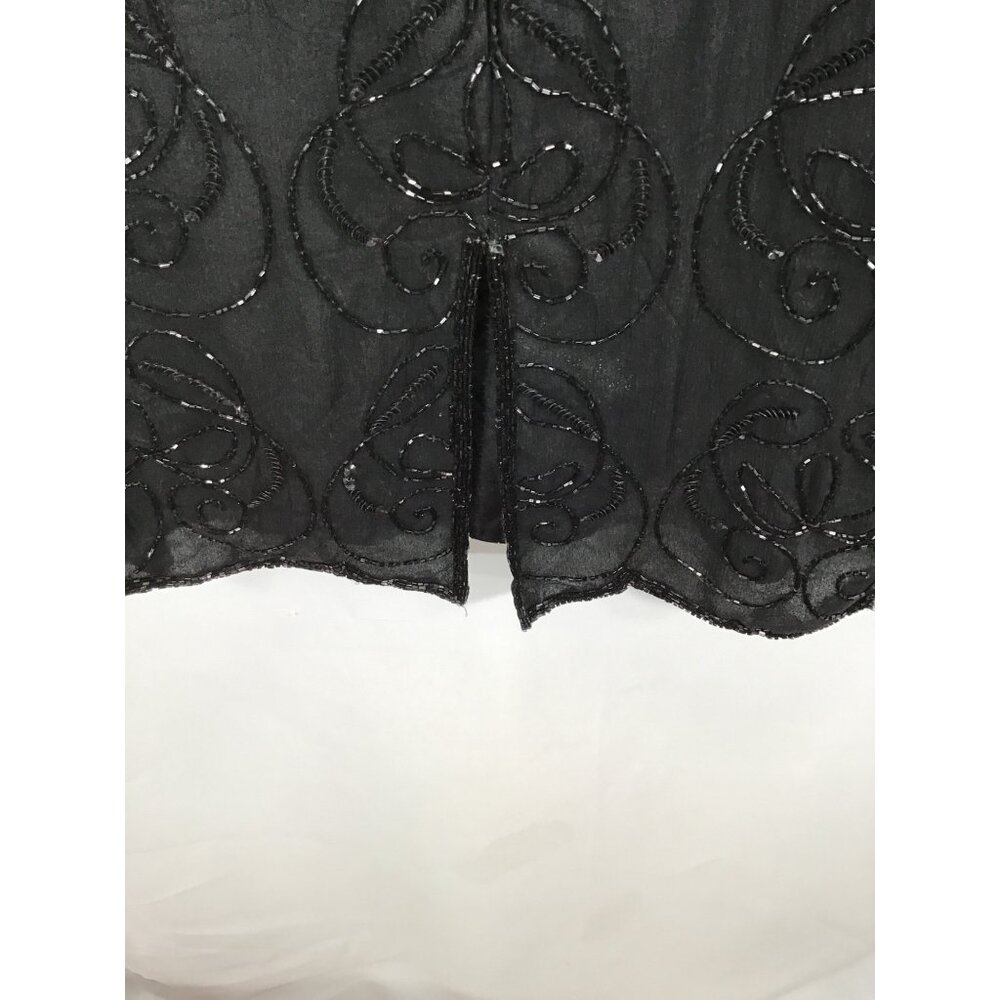 JMD New York beaded silk special occasion dress wedding formal holiday 1X - Picture 7 of 7